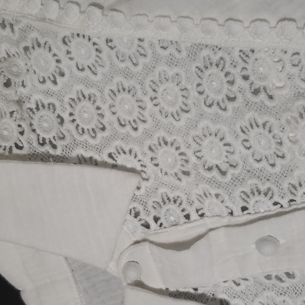 🔥New boutique lace spliced cotton top - Picture 8 of 12